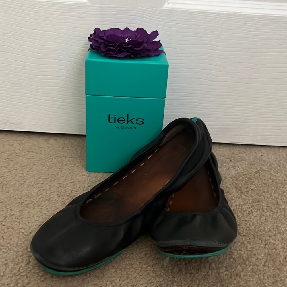 Tieks by Gavrieli Ballet Flat Black Sz 10